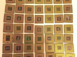 1,061 g CUP lot Ceramic processor dual-corp for gold scrap recovery