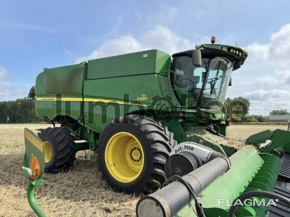 2012 John Deere S680 Combine — 4,247 Hours, Shipping Worldwide