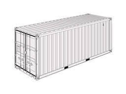 20ft dry van shipping containers for sale