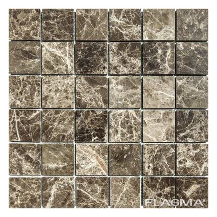 Beige marble mosaic