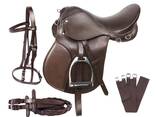 High Quality branded half Breed Synthetic saddle 17" / All Sizes - фото 2
