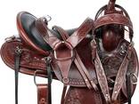 High Quality branded half Breed Synthetic saddle 17" / All Sizes - фото 1