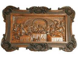 Carved panel – “The Last Supper”