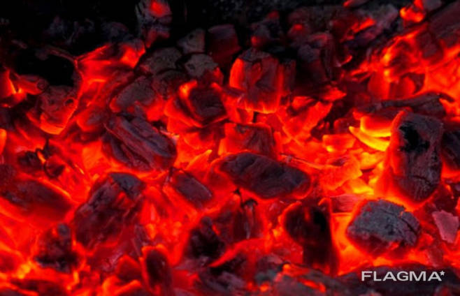 Charcoal for barbecue and restorations