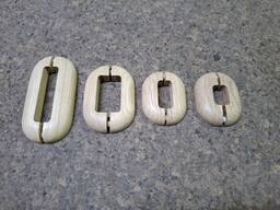 Decorative wooden covers for radiator supports