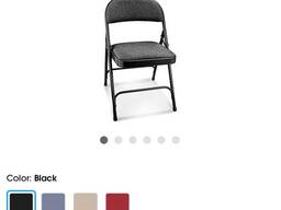 Deluxe Fabric Padded Folding Chair