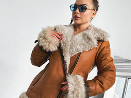 Дубленка из натуральной овчины Тиградо