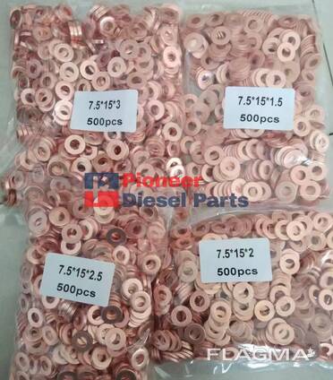 Fuel Injector Nozzle Gasket 1-2mm VE Pump Washer Shim O-Rings