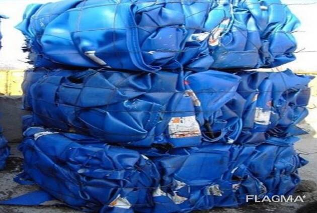 HDPE Blue Drum Scrap