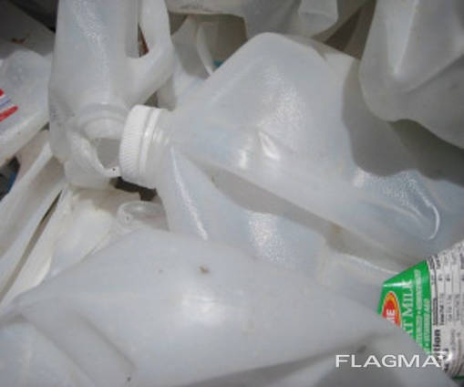 HDPE milk bottle scrap