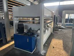 Hot press for wood