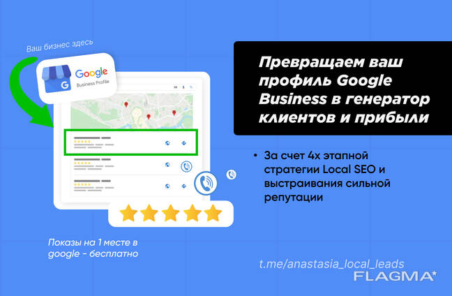 Клиенты без рекламного бюджета. Local SEO оптимизация Google Business Profile