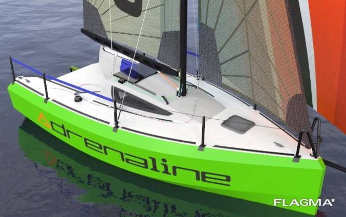 Lion 550 "Adrenaline" sailboat. Custom-built.