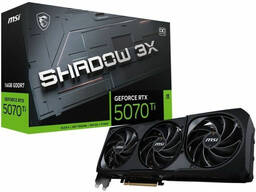MSI GeForce RTX 5070 Ti 16G Shadow 3X OC Graphics Card