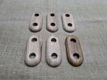Decorative covers for heating pipes, double, wooden - photo 11