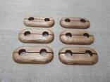 Decorative covers for heating pipes, double, wooden - photo 13