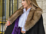 Coat with marten fur - photo 1