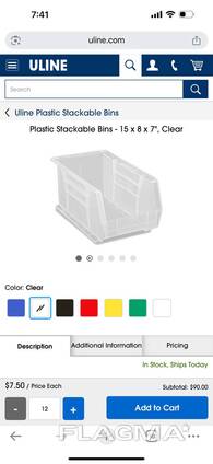 Panel Mobile Stackable Bin Organizer - 36 x 71”
