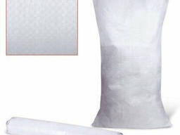 Polypropylene woven sacks.