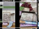 Bedding, kitchen and bath accessories made of natural corrugated, ecologically clean linen - photo 6