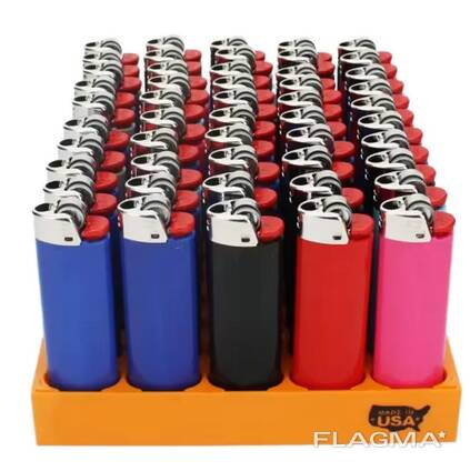 Refillable Bic Lighters Windproof Plastic Torch and Cigar Lighter Cute Design for Lighting