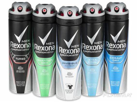 Rexona Men Antiperspirant Spray Black White 3 Count Protects from deodorant stains