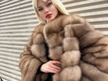 Шуба из меха куницы - фото 2