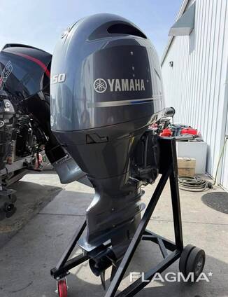Slightly used Yamaha 150 HP 4-stroke outboard motor engine