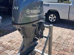 Slightly Used Yamaha 70 HP 4 Stroke Outboard Motor Engine