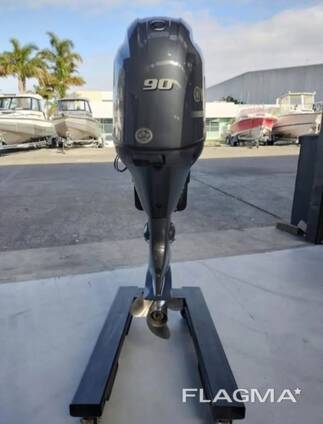 Slightly Used Yamaha 90HP 4-Stroke Outboard Motor Engine