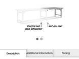 Steel Assembly Table without Bottom Shelf - 72 x 36” - фото 2