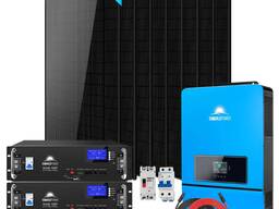 SunGoldPower Off-Grid Solar Kit 8000W 48VDC 120V/240V LIFEPO4 10.24kwh Lithium Battery