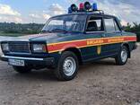 The VAZ 2107 is a special vehicle used by Ukraine’s military traffic police. - photo 1