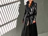 Trench coat made of genuine leather - photo 2
