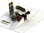 Turbomix 90 мобильный бетонный завод с быстрой и легкой установкой