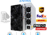 US Antminer S21 XP 270TH/s 3645W BITMAIN майнер Bitcoin BTC BCH BSV SHA256 - фото 3