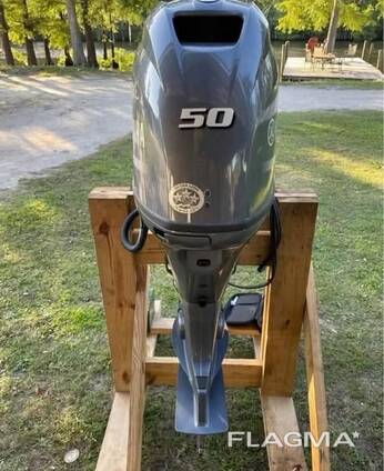 Used Yamaha 50 HP 4-Stroke Outboard Motor Engine