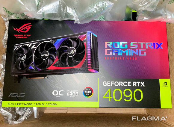 Видеокарта ASUS ROG Strix GeForce RTX 4090 24GB GDDR6X OC