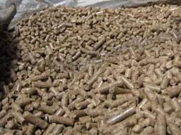 Wood pellet, made of soft and hard wood